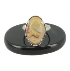bague sterling agate crazy lace