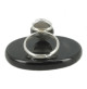 bague agate noire sur argent