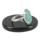 bague amazonite et argent