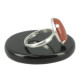 jaspe rouge bague argent