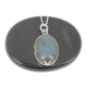 pendentif labradorite sur argent