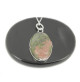 pendentif unakite et argent