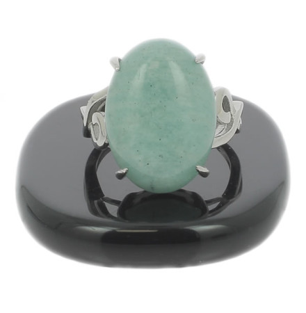 bague amazonite lady m