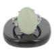 bague jade de chine argent