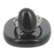 obsidienne oeil céleste bague argent