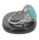 turquoise bague argent