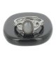 agate oeil bague argent