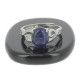 sodalite bague argent