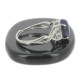 bague sodalite argent