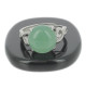 bague aventurine verte