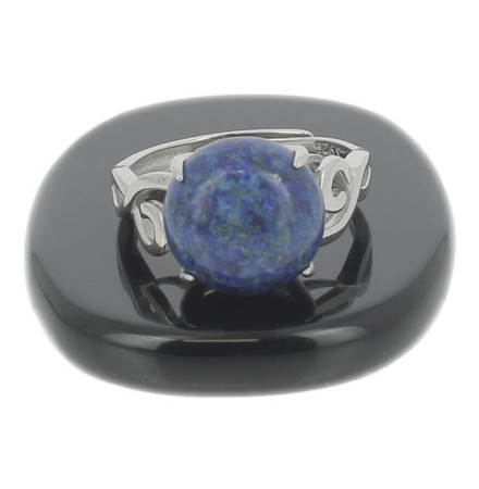 bague lapis lazuli argent