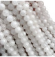 perles agate blanche