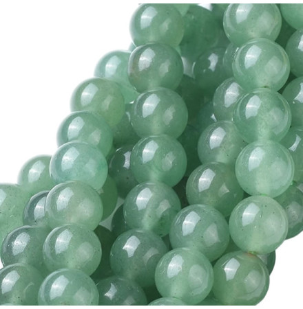 perle aventurine verte pierre naturelle