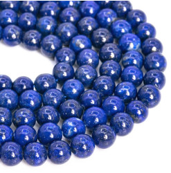 perle lapis lazuli naturel