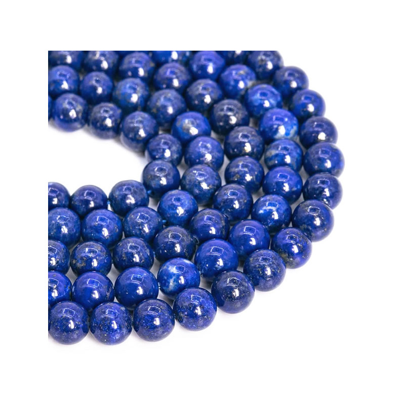 Lapis Lazuli Perles Pierre Gemme Naturelle Minerals Store