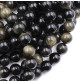 obsidienne gold perles pierre naturelle