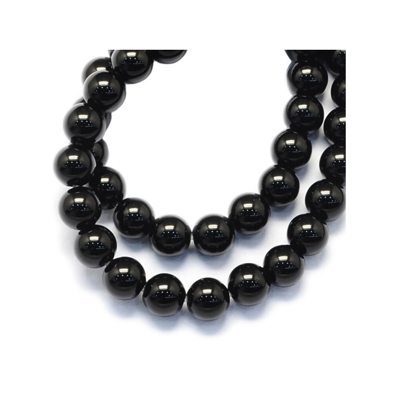 tourmaline noire perle pierre naturelle