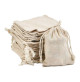 pochette toile de jute beige