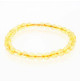 bracelet citrine perle naturelle