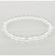 bracelet perle cristal de roche