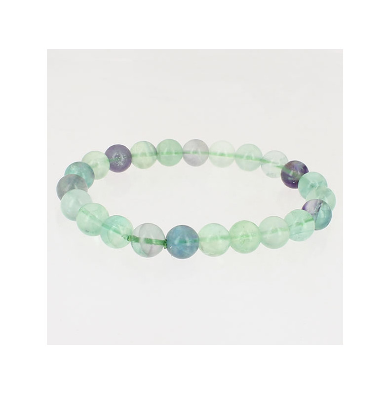 fluorine bracelet pierre perle naturelle