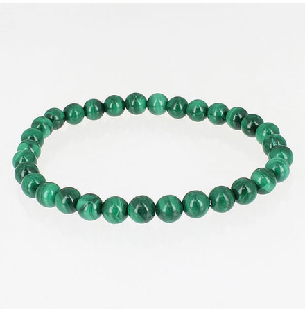 bracelet perle de malachite