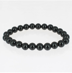bracelet pierre obsidienne noire