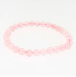 bracelet quartz rose pierre naturelle