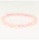 quartz rose bracelet perle naturelle