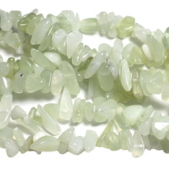 perles pierre chips jade de chine
