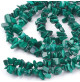 perles chips malachite naturelle