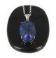 pendentif lapis lazuli et argent