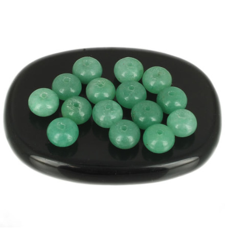 perles rondelles en aventurine