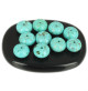 turquoise rondelles heishi