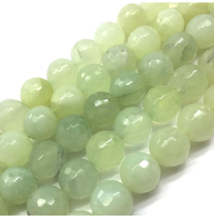 perles à facettes jade de chine
