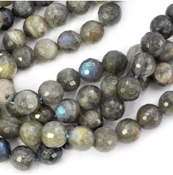 perles facettées en labradorite