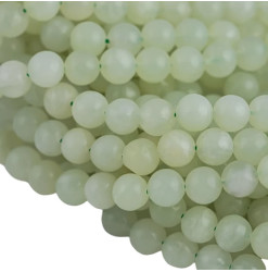 perles givrées de jade de chine