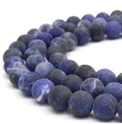 perle givrée de sodalite