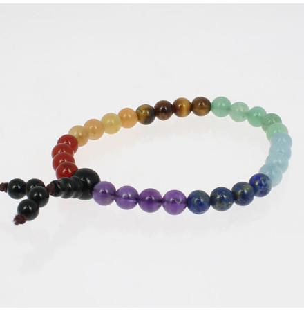 bracelet japa mala chakras