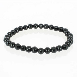 bracelet tourmaline noire perle pierre