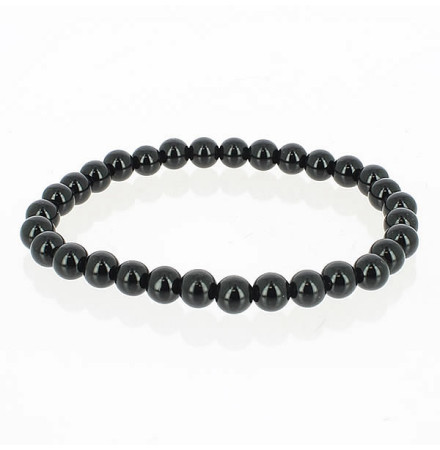 bracelet tourmaline noire perle pierre