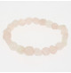 bracelet nuggets quartz rose