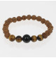 bracelet rudraksha et oeil de tigre