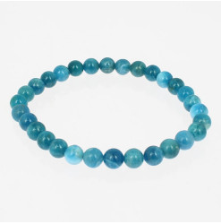apatite bleue bracelet perles