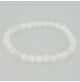 bracelet perles de jade blanc