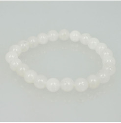 jade blanc bracelet perles de pierre
