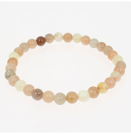 pierre de lune multicolore bracelet perles