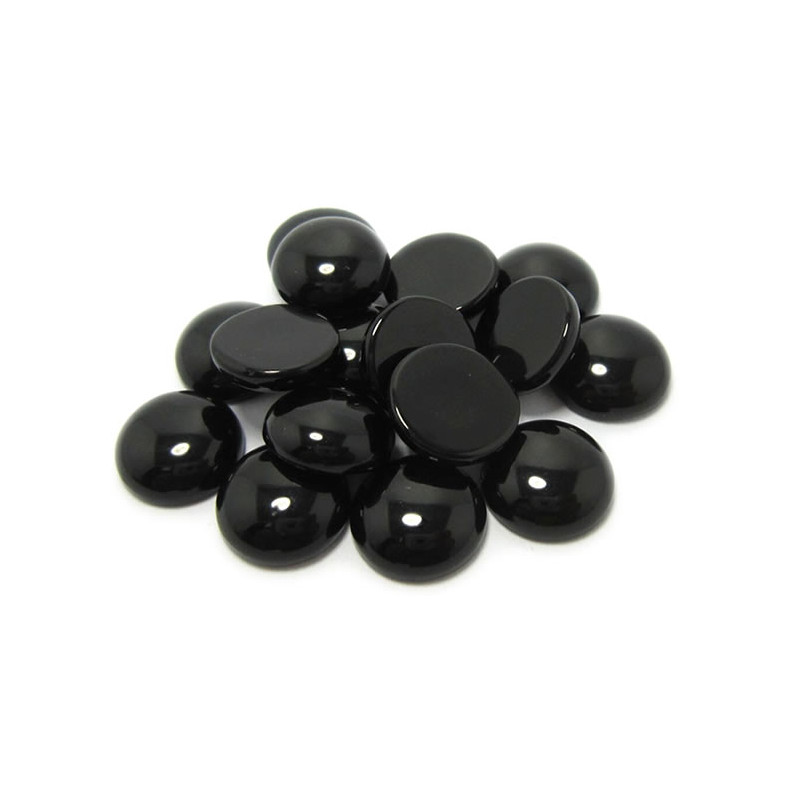 cabochon obsidienne noire