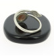 agate de botswana bague argent