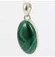 pendentif unique de malachite